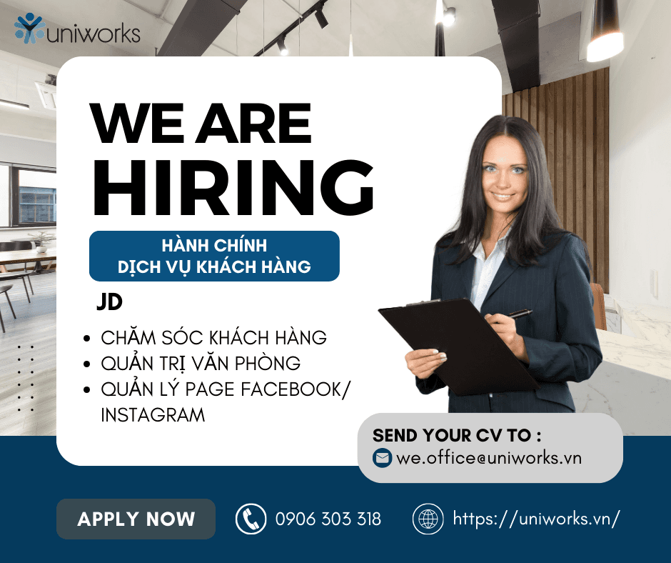  Position Opening: Administrative - Customer Care